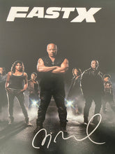 Fast X Vin Diesel signed movie photo
