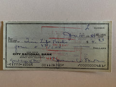 Three Faces Of Eve Joanne Woodward signed check