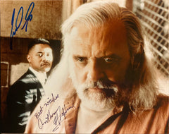 Anthony Hopkins and Cuba Gooding Jr. signed "Instinct" movie photo