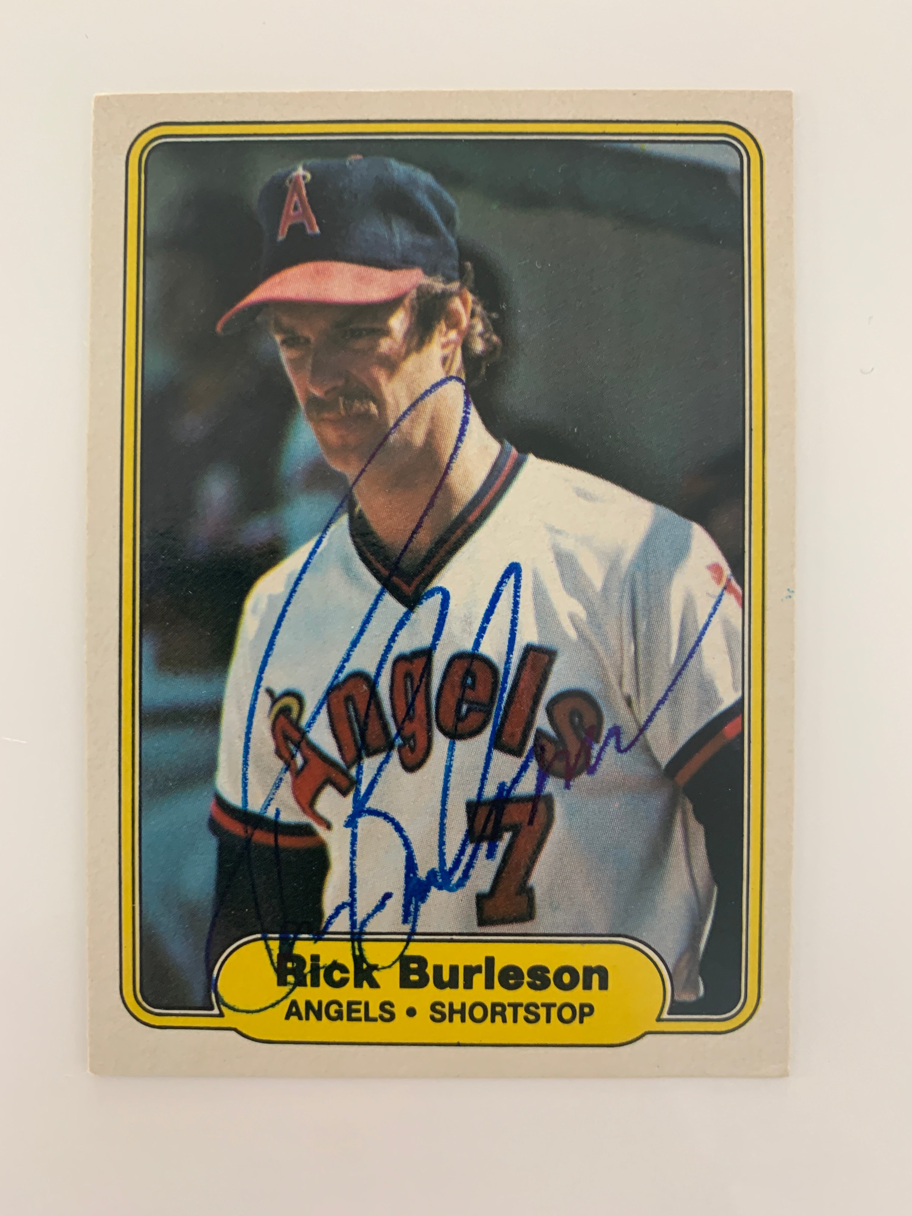 Rick Burleson signed baseball card - Sports card