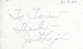 Psycho Janet Leigh original signature