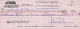The Exorcist Linda Blair signed check