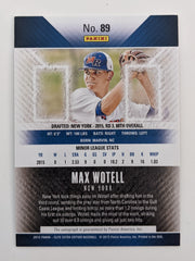 Max Wotell Signed Baseball Trading Card - Panini Elite Extra Edition #89 2015