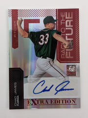 Chad James Signed Baseball Trading Card - Don Russ Elite #11 2010 - No. 86 of 244