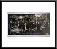 50 Years of Bond cast signed photo