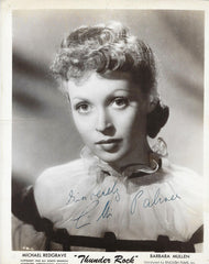 Thunder Rock Lilli Palmer signed movie photo
