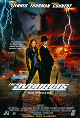 The Avengers 1998 original double-sided movie poster