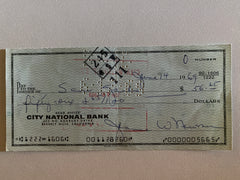 Three Faces Of Eve Joanne Woodward signed check