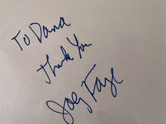 Actor Joey Faya autograph