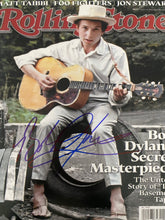Bob Dylan signed photo