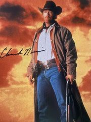 Walker Texas Ranger Chuck Norris signed photo