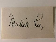 Knots Landing Michelle Lee signature cut