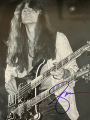 Rush Geddy Lee signed photo. GFA Authenticated