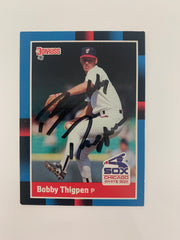 Bobby Thigpen signed baseball card - Sports card
