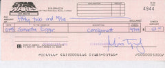 Samantha Eggar signed check