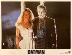 Michael Keaton, Jack Nicholson, and Kim Basinger "Batman" original Lobby Card