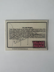 Village People Felipe Rose signed trading card