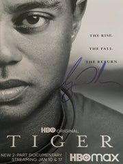 Tiger Woods signed photo