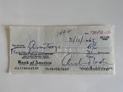 Arch Oboler signed check