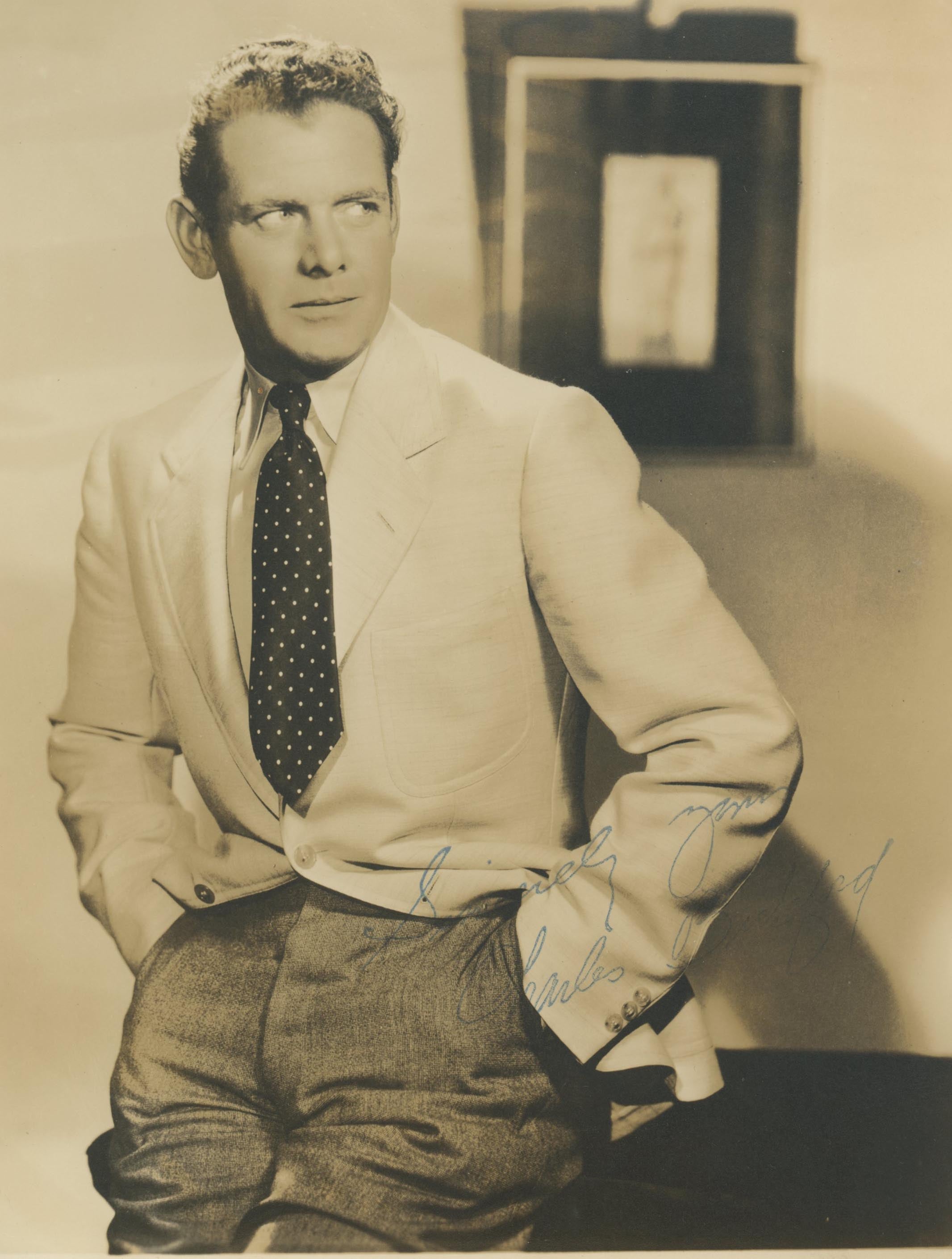 Charles Bickford signed photo. 