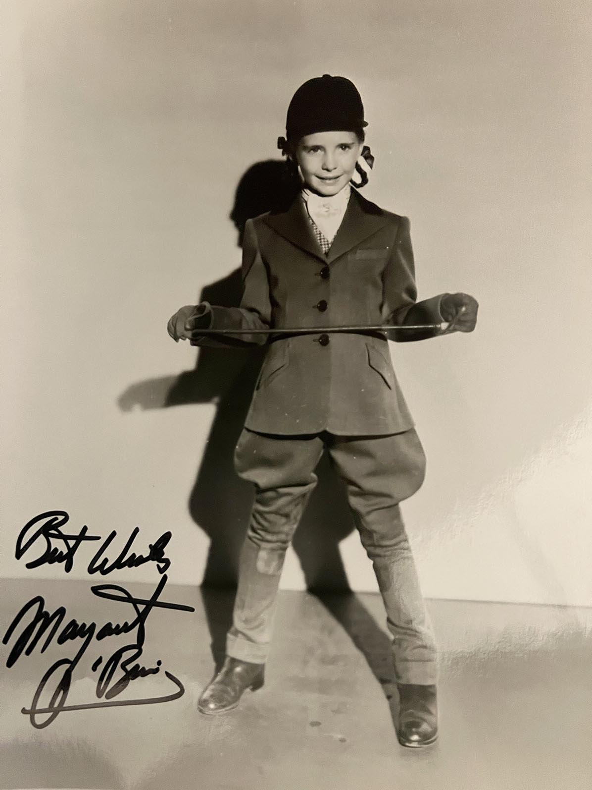 Margaret O'Brien signed photo