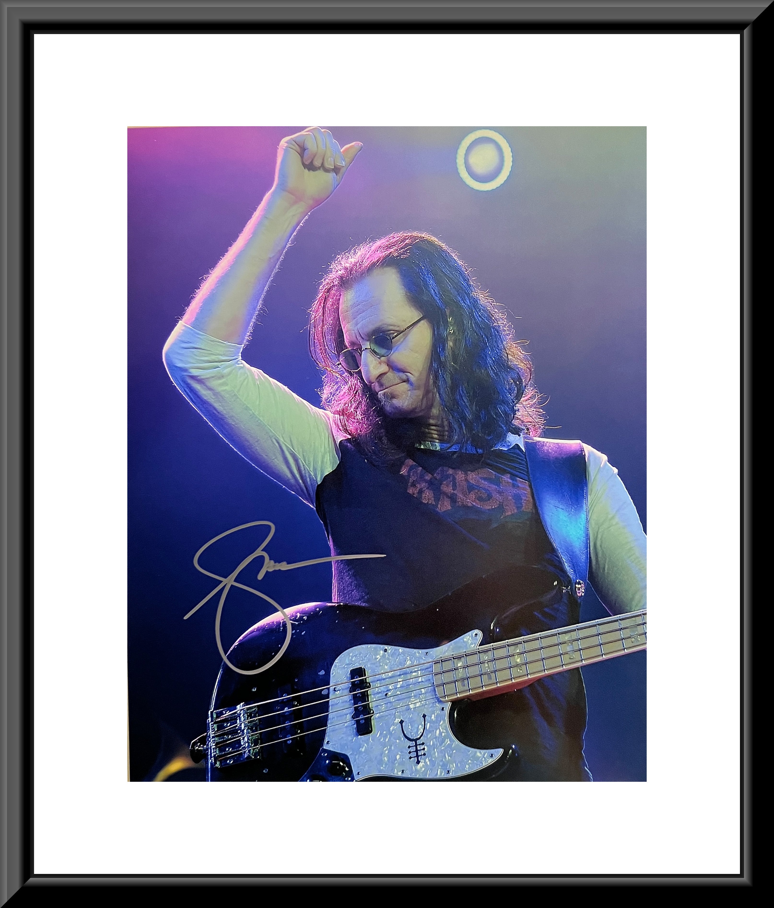 Rush Geddy Lee signed photo