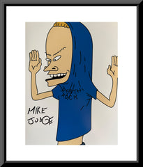 Beavis and Butt-Head Mike Judge signed photo