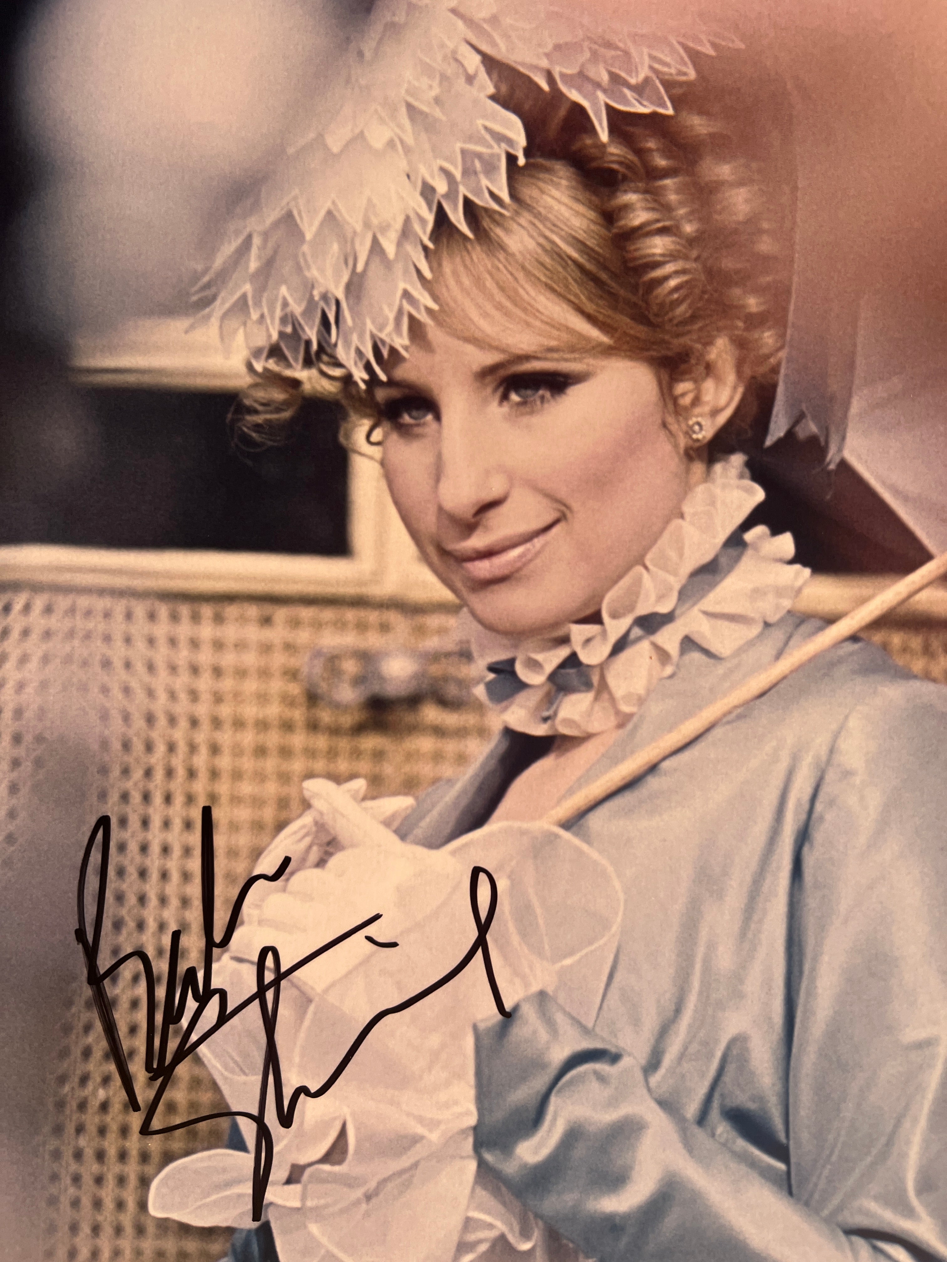 Barbra Streisand signed photo