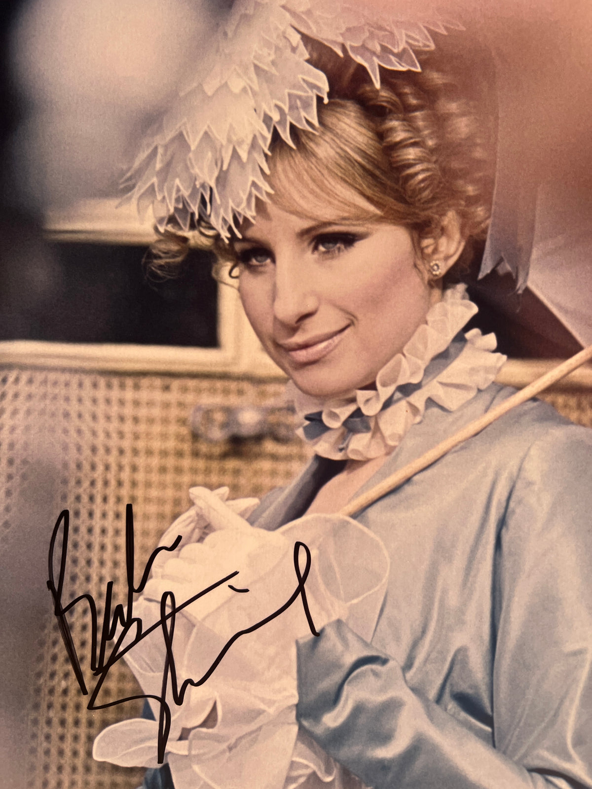 Barbra Streisand signed photo