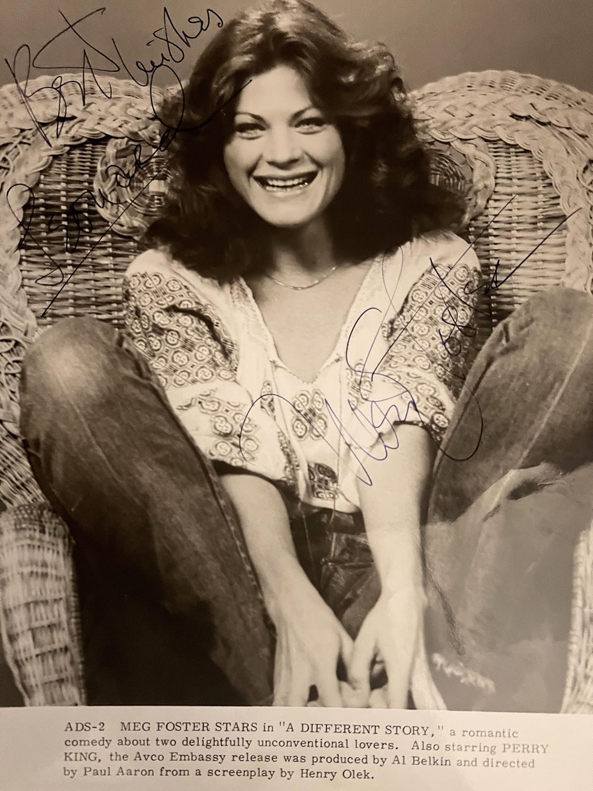 Meg Foster signed photo