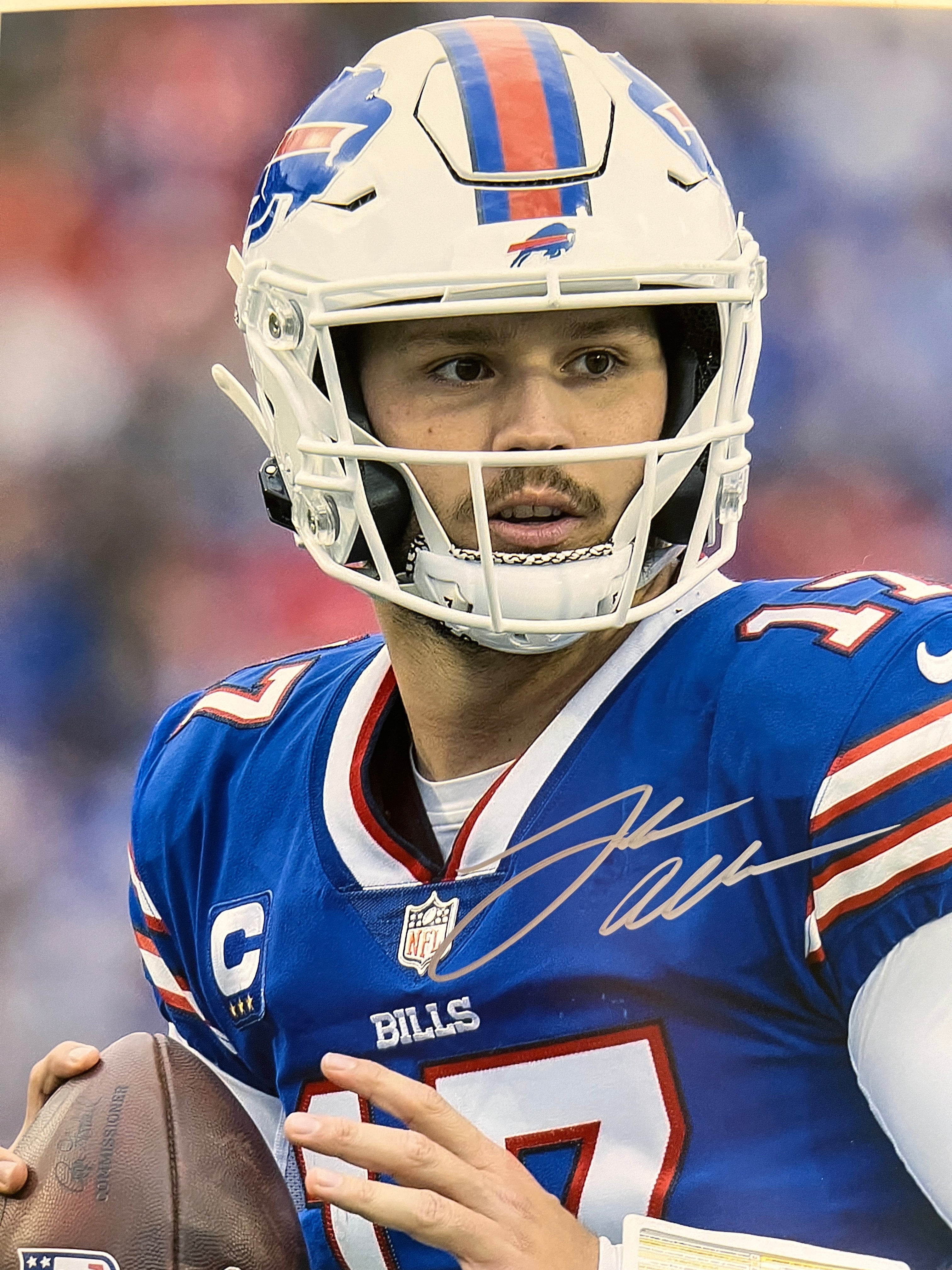 Buffalo Bills Quarterback Josh Allen signed photo