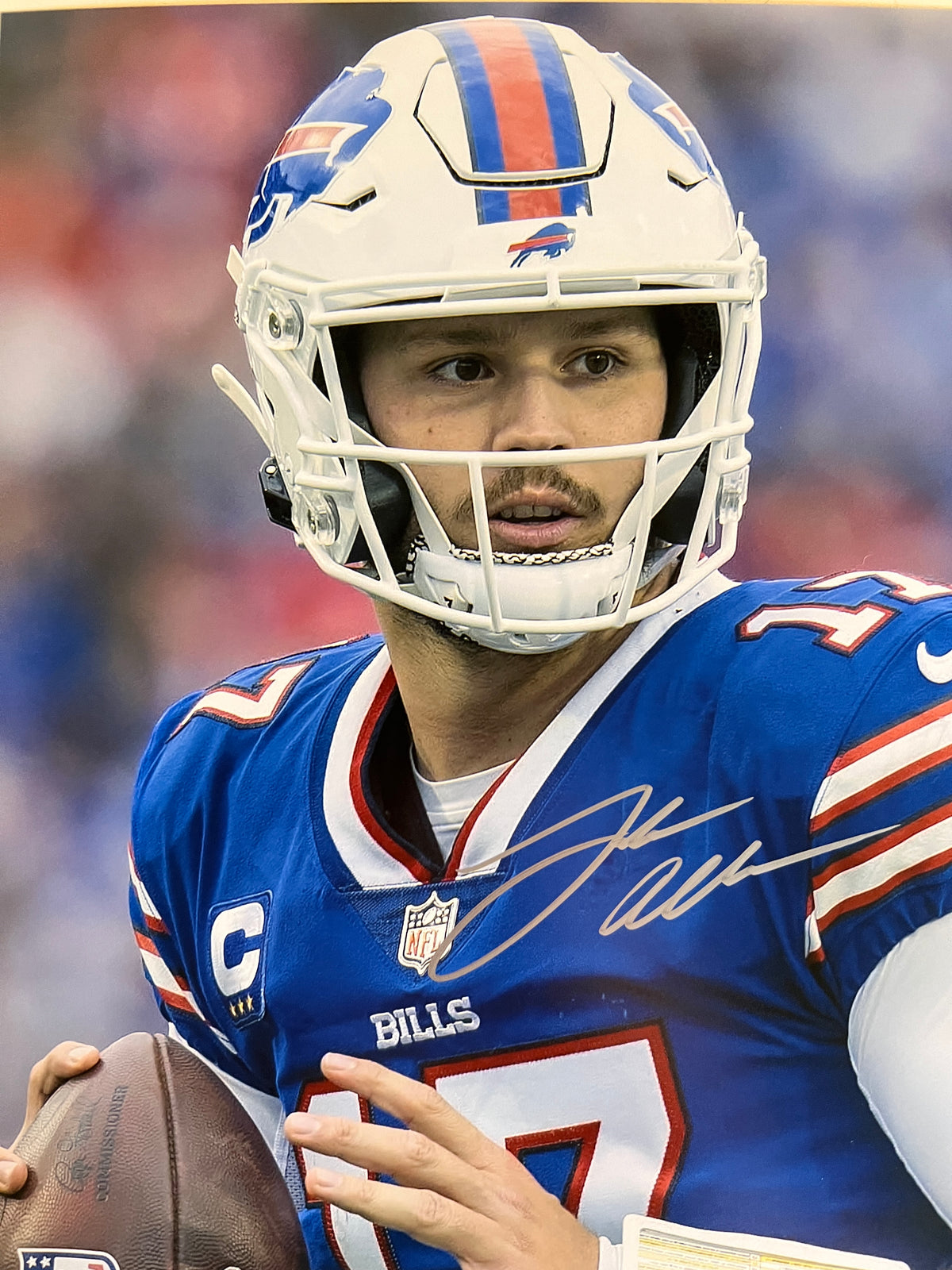 Buffalo Bills Quarterback Josh Allen signed photo