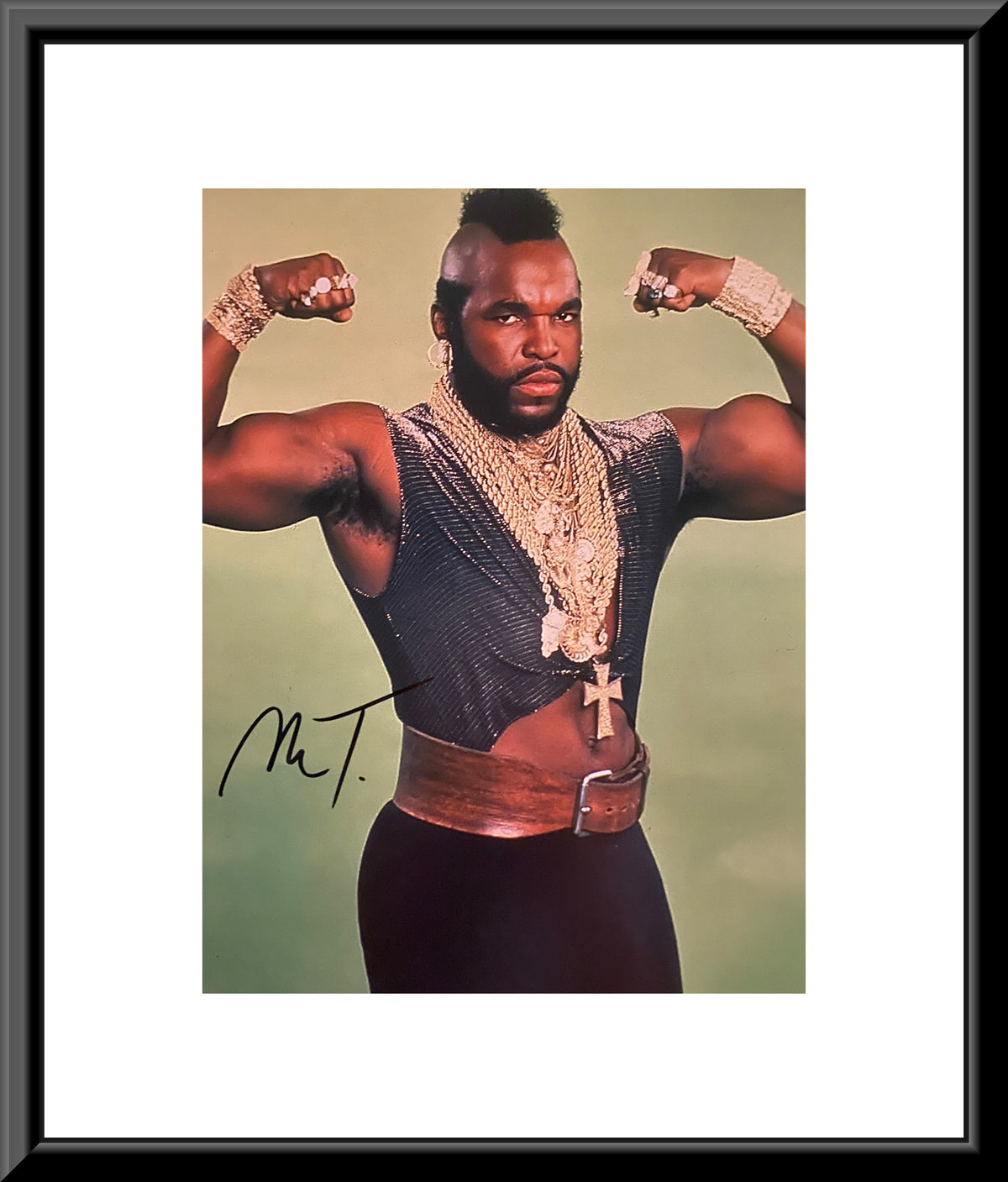 Mr. T signed photo