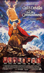 The Ten Commandments re-release original movie poster