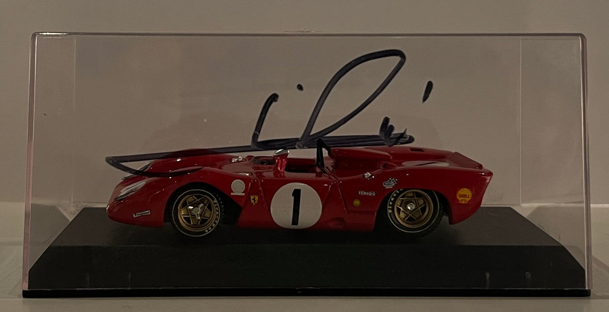 Mario Andretti signed diecast car