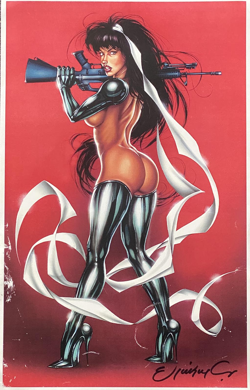 Vampirella signed print 