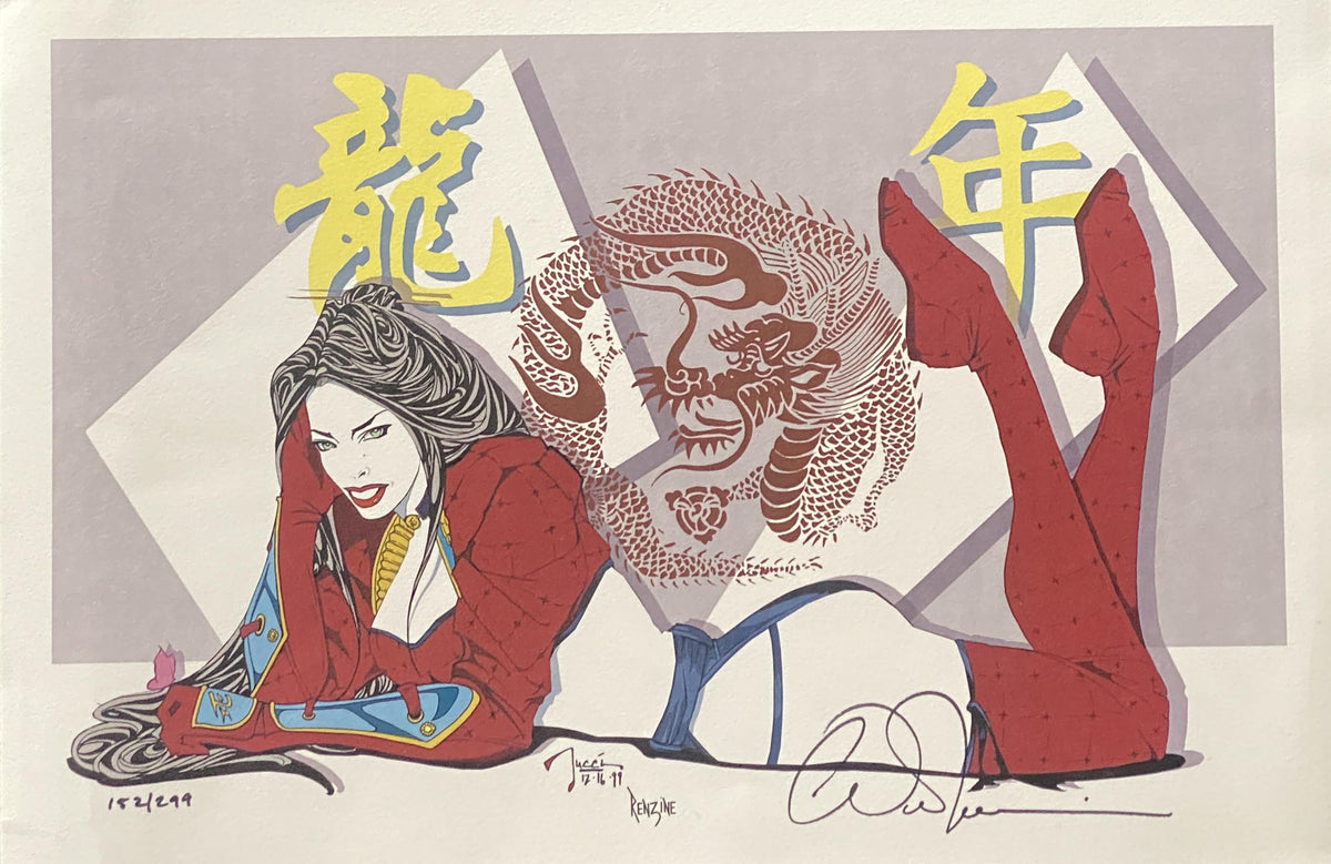 Renzine William Tucci signed lithograph 