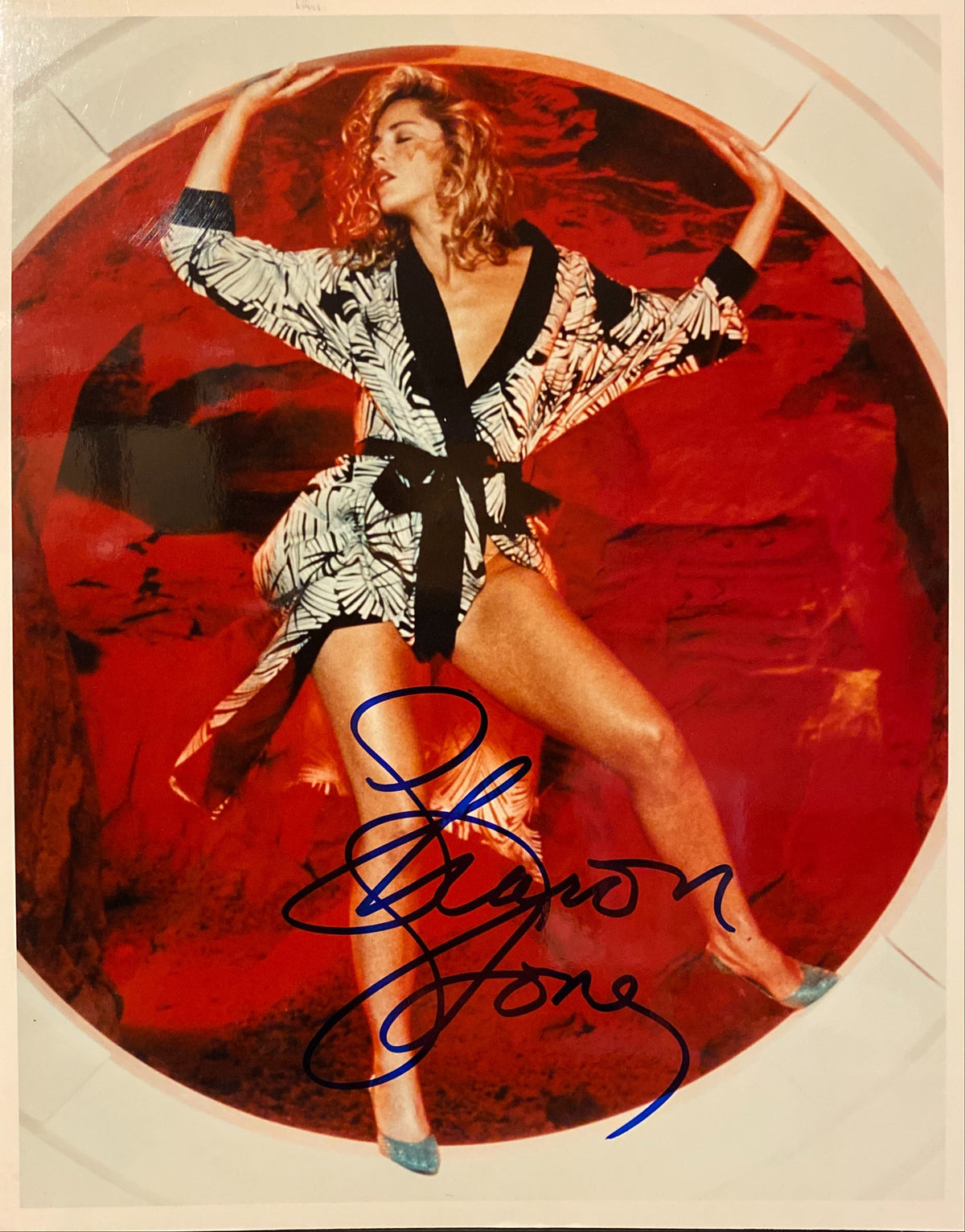 Sharon Stone signed photo