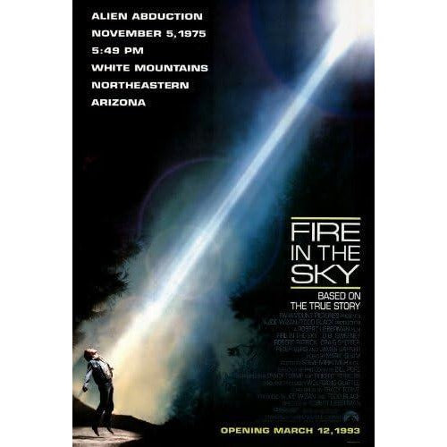 Fire in the Sky 1993 original teaser movie poster