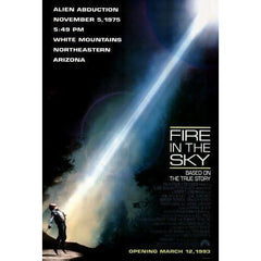 Fire in the Sky 1993 original teaser movie poster