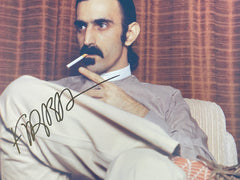 Frank Zappa signed photo