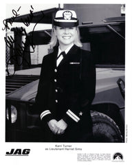 JAG Karri Turner signed photo