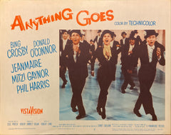Bing Crosby, Donald O'Connor, Zizi Jeanmaire, and Mitzi Gaynor "Anything Goes" original lobby card