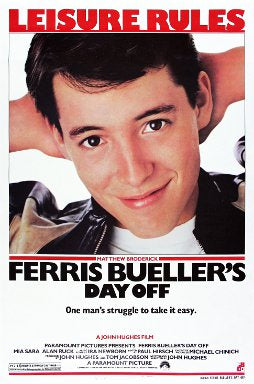 Ferris Bueller's Day Off 1986 original movie poster