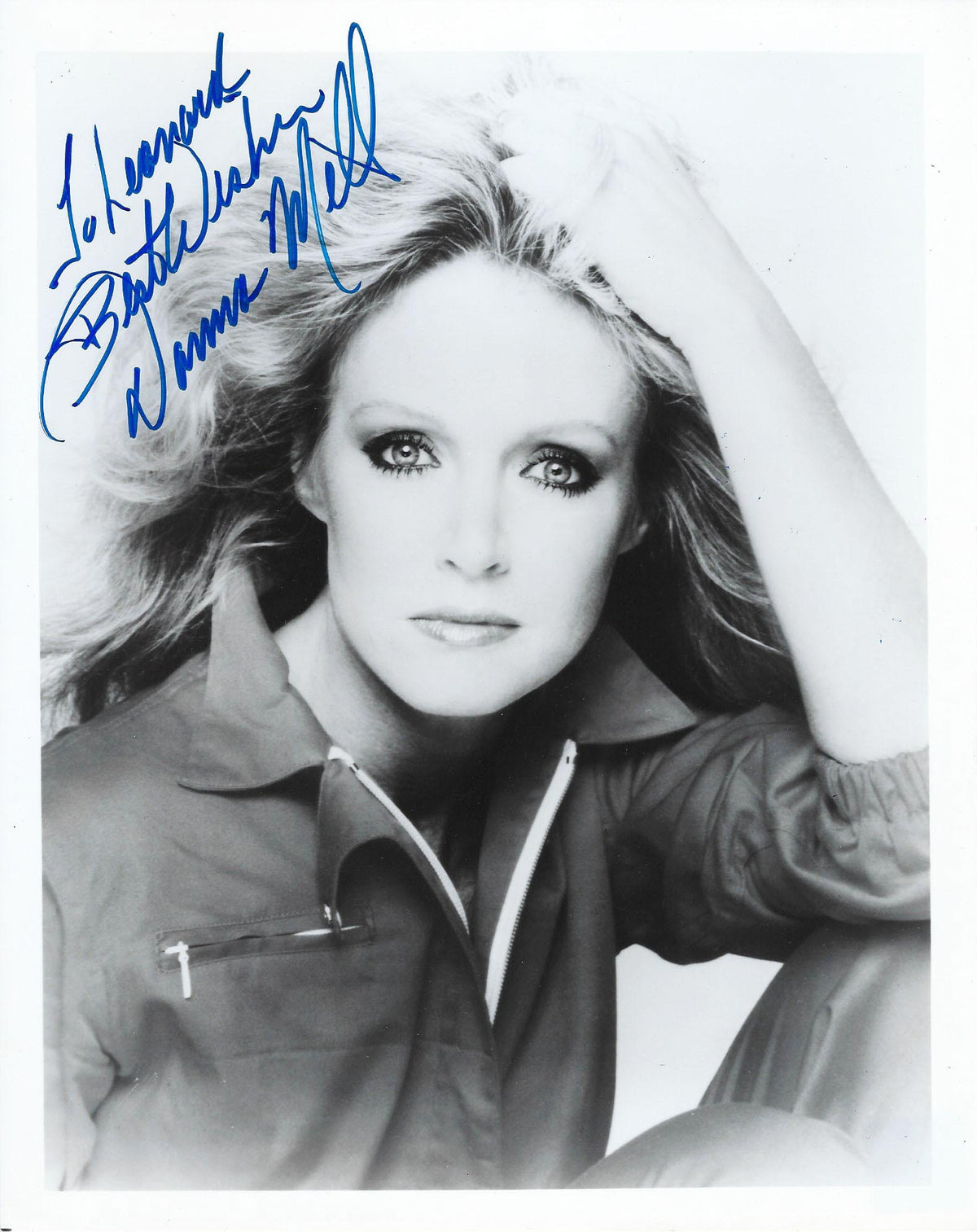 Knots Landing Donna Mills signed photo