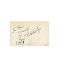 Carl Ballantine signature cut