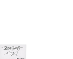 Terry Beatty signature cut