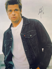 Brad Pitt signed photo