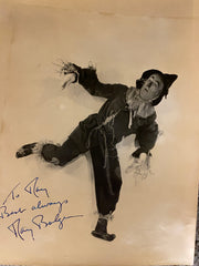 Ray Bolger Wizard of Oz signed photo