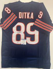 Mike Ditka signed jersey- Beckett authenticated